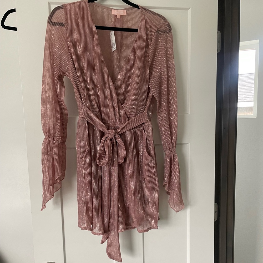 Paradiso Pink Long sleeve Romper